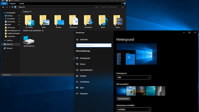windows 10 darkmode 238439jj نکات و ترفندهای ویندوز 10 برای افزایش سرعت و کارایی اردیبهشت ۱۴۰۵