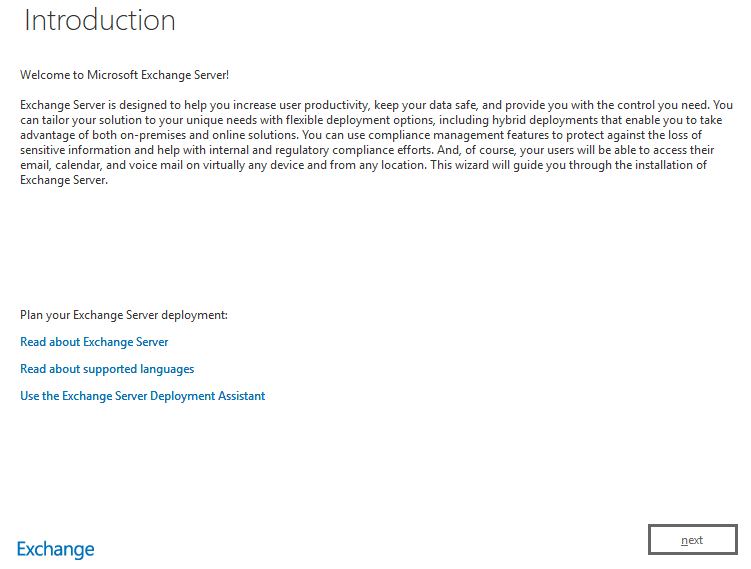 1 Installation of Exchange Server 2019 راهنمای گام به گام برای مهاجرت از Exchange 2016 به 2019 اردیبهشت ۱۴۰۵