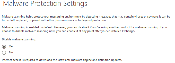 5 Malware Protection Settings راهنمای گام به گام برای مهاجرت از Exchange 2016 به 2019 اردیبهشت ۱۴۰۵
