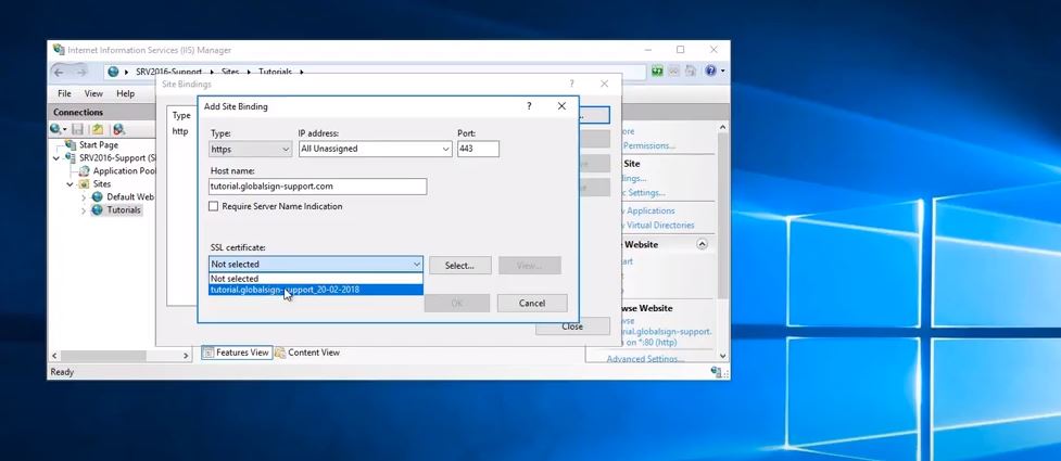 Install IIS 12 نحوه نصب گواهی SSL در IIS 10 خرداد ۱۴۰۵