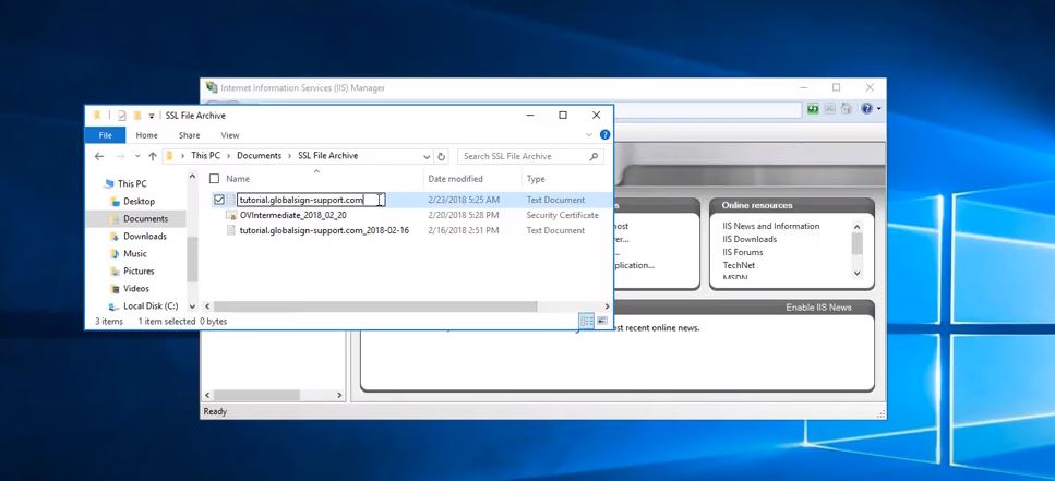 Install IIS 4 نحوه نصب گواهی SSL در IIS 10 خرداد ۱۴۰۵