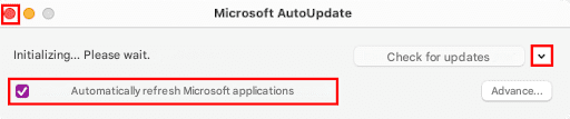 actualiser automatiquement دانلود، نصب و فعال‌سازی Office 2024 برای مک تیر ۱۴۰۵