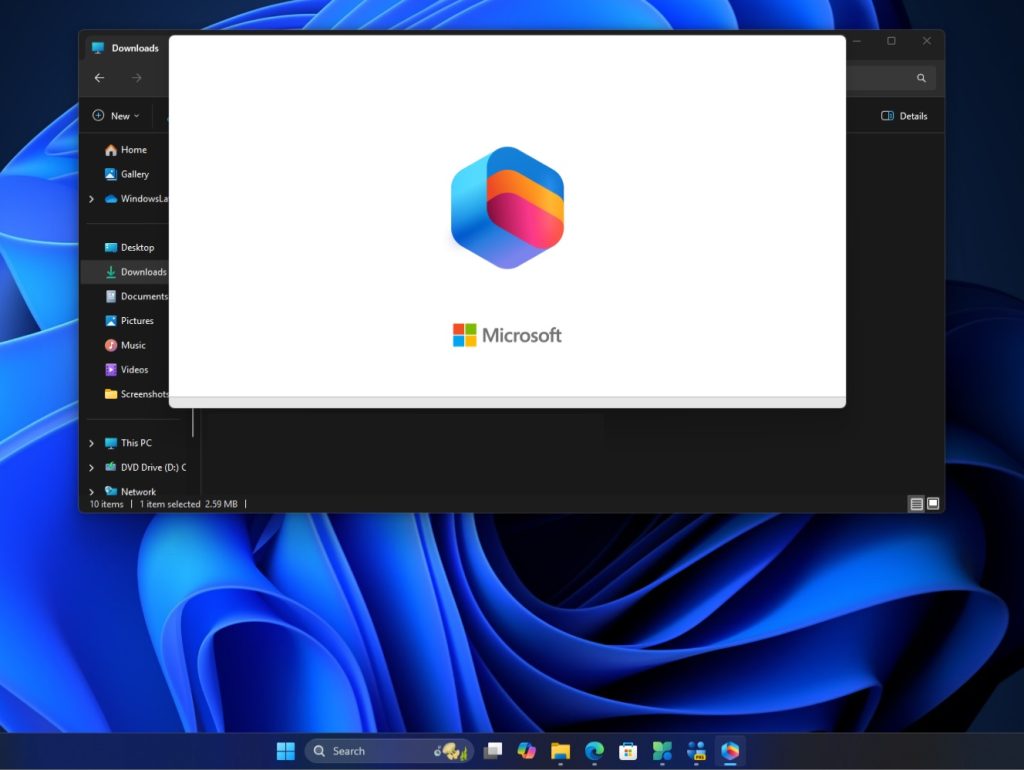 Microsoft 365 Campanion launcher مایکروسافت در حال ساخت یک اپلیکیشن جدید People برای Outlook در ویندوز 11 است ؟ خرداد ۱۴۰۵