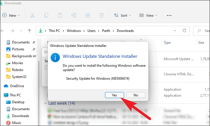 allthings.how how to manually download windows 11 updates from microsoft catalogue image 7 نصب دستی به‌روزرسانی‌های ویندوز 10 : چگونه بسته‌های به‌روزرسانی تجمعی ویندوز 11 را دانلود و نصب کنیم؟ خرداد ۱۴۰۵