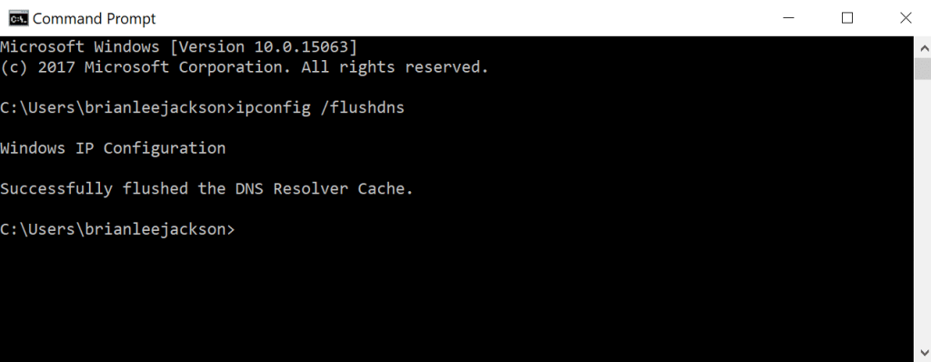 command prompt flush dns e1504247136564 چگونه خطای 502 Bad Gateway را رفع کنیم اردیبهشت ۱۴۰۵