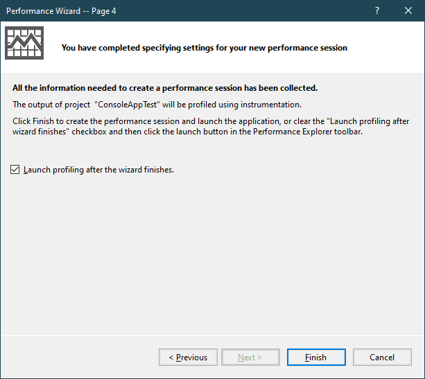چگونه با استفاده از Visual Studio Profiler، عملکرد برنامه خود را بهینهسازی کنیم؟ 5 performance wizard4 ba5adfe7 161d 4022 چگونه با استفاده از Visual Studio Profiler، عملکرد برنامه خود را بهینهسازی کنیم؟ اردیبهشت ۱۴۰۵