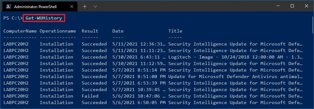 powershell get update history windows 10 نصب دستی به‌روزرسانی‌های ویندوز 10 : چگونه بسته‌های به‌روزرسانی تجمعی ویندوز 11 را دانلود و نصب کنیم؟ خرداد ۱۴۰۵
