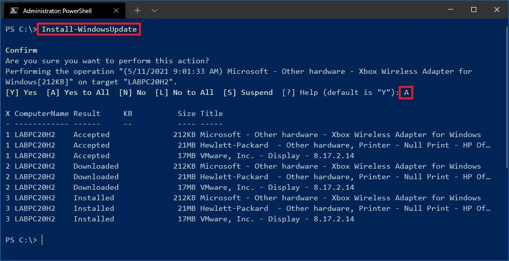 powershell install windowsupdate نصب دستی به‌روزرسانی‌های ویندوز 10 : چگونه بسته‌های به‌روزرسانی تجمعی ویندوز 11 را دانلود و نصب کنیم؟ خرداد ۱۴۰۵