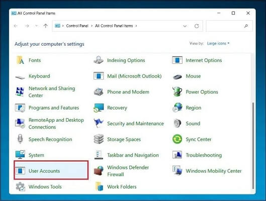 proceed with user accounts چگونگی باز کردن حساب قفل‌شده در ویندوز 11 فروردین ۱۴۰۵