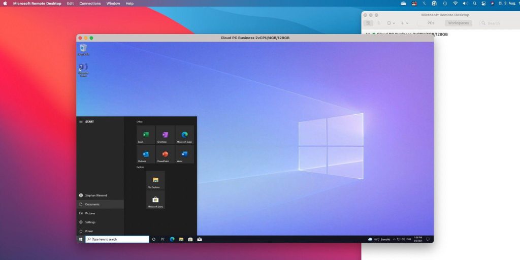 running cloud pc on mac بهترین نرم‌افزارهای ماشین مجازی برای مک خرداد ۱۴۰۵