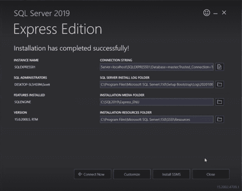آشنایی با Microsoft SQL Server و نصب ان : آموزش برای مبتدیان 2 sql install success آشنایی با Microsoft SQL Server و نصب ان : آموزش برای مبتدیان خرداد ۱۴۰۵