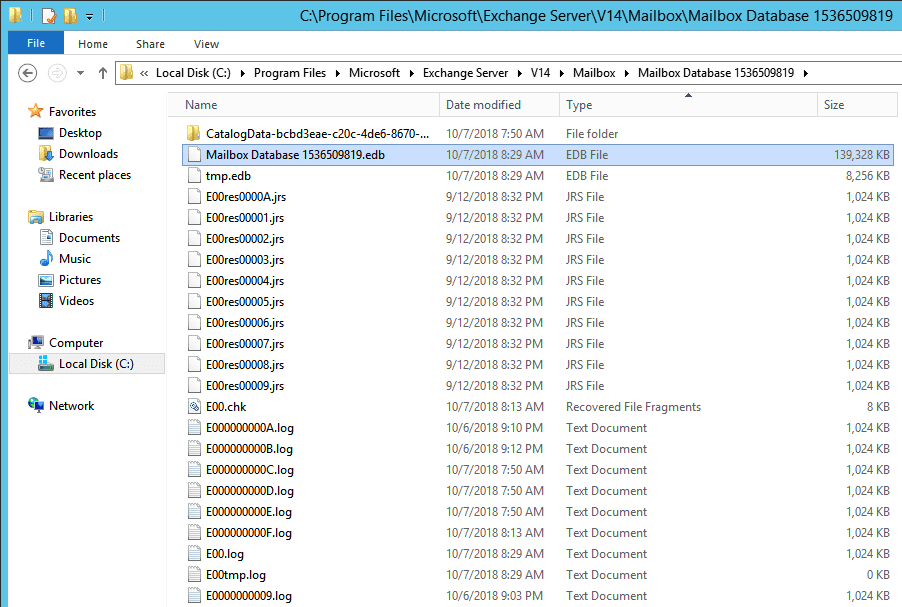image6 راهنمای کاهش لاگ Microsoft Exchange اردیبهشت ۱۴۰۵