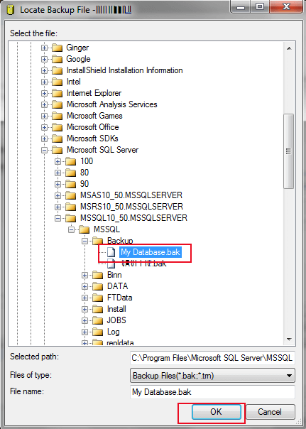 چگونه از پایگاه داده در SQL Server پشتیبانگیری و بازیابی کنیم؟ راهنمای گامبهگام 8 restore database4 چگونه از پایگاه داده در SQL Server پشتیبانگیری و بازیابی کنیم؟ راهنمای گامبهگام خرداد ۱۴۰۵