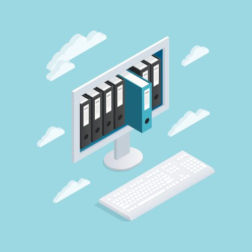 documents cloud isometric composition 1284 17973 تجربه‌ای امن و قانونی با ویندوز اورجینال یا ریسک با نسخه کرک شده؟ اردیبهشت ۱۴۰۵